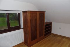 hand crafted Sapele wardrobes & bedroom units
