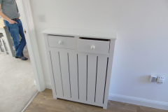 bespoke radiator cover with drawers