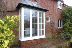 Georgian bespoke sapele bay window