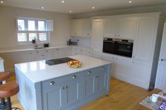 Bespoke oak painted Shaker style kitchen 2021