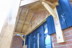 Bespoke oak front porch