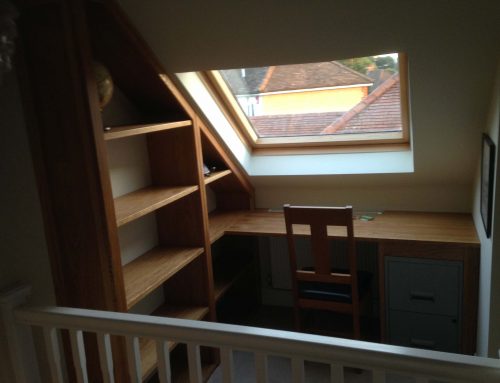 Handmade Desk and Shelves, Hampshire